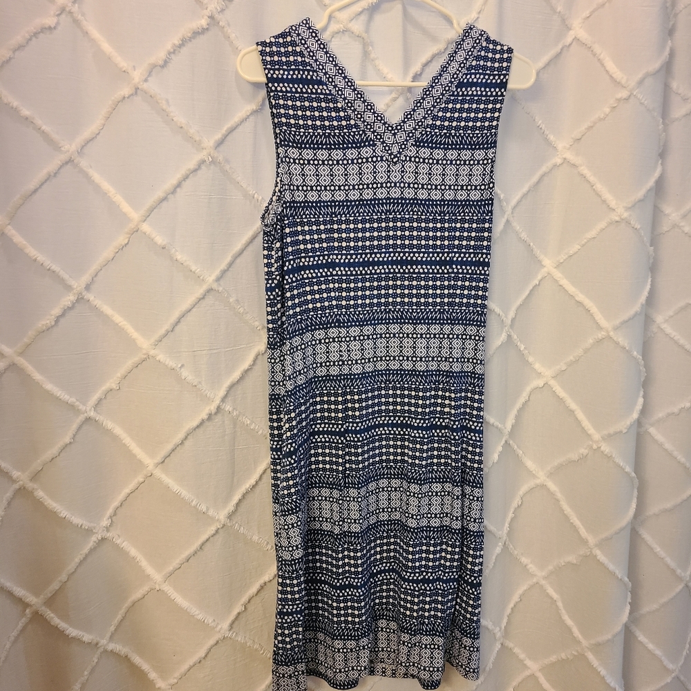 Tommy Bahama Greek Grid Sundress